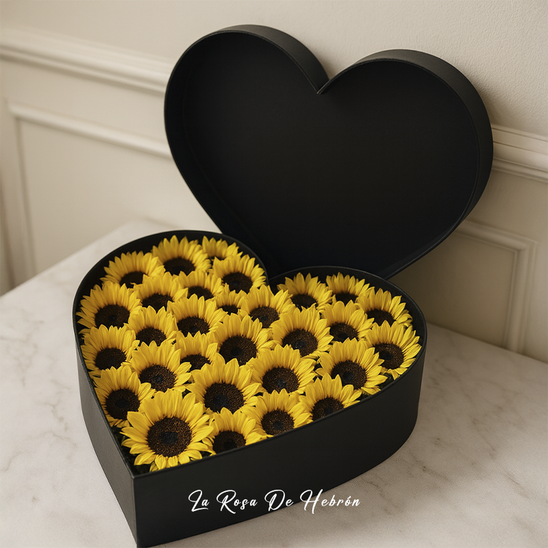 Ramo Corazón de Girasoles