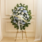 Corona Fúnebre Hortensias