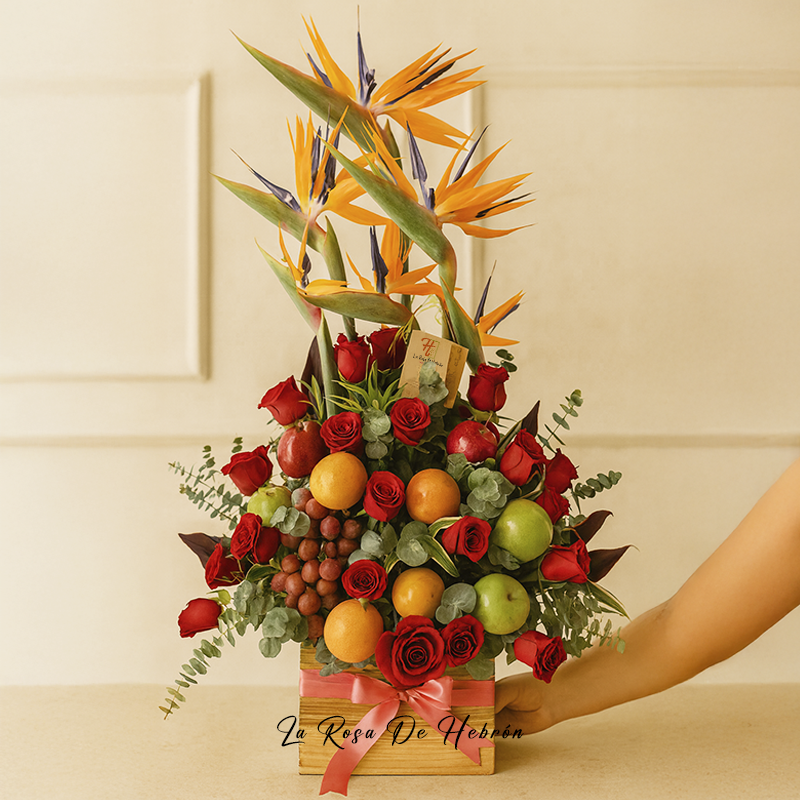 Flores con Frutas