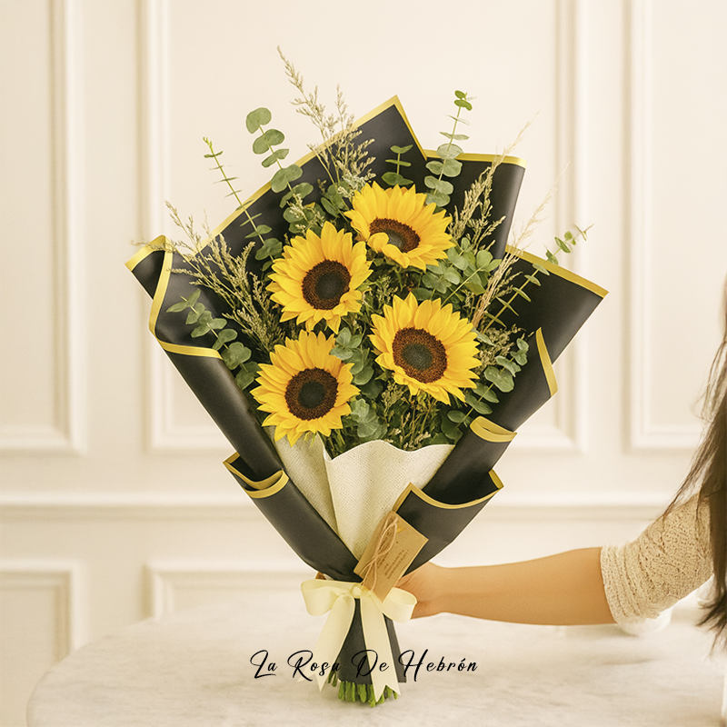 Bouquet Girasoles Cumpleaños