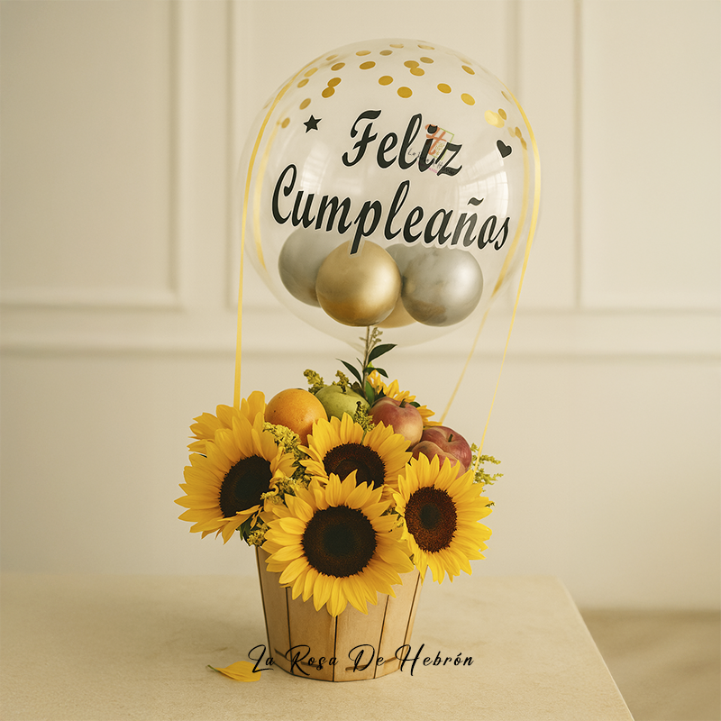 Ramo Girasoles y Frutas