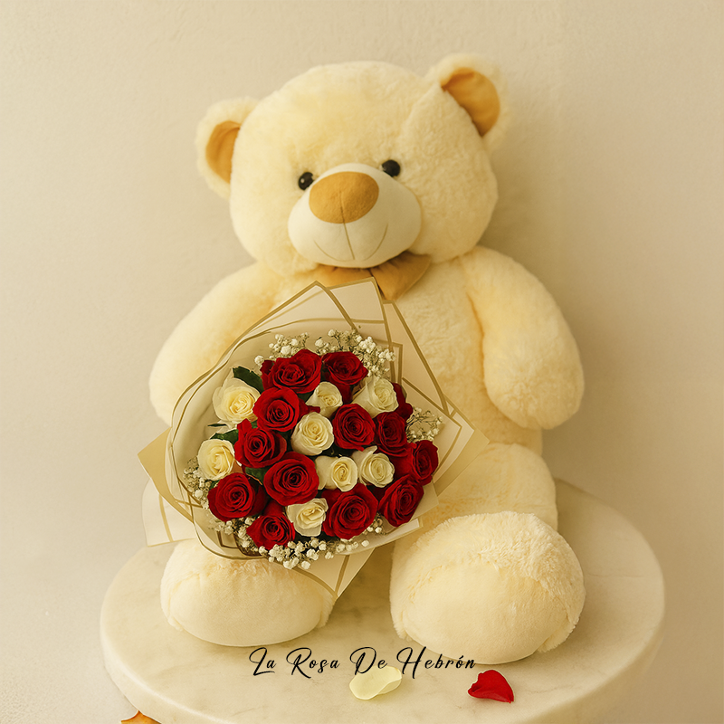 Peluche y Rosas