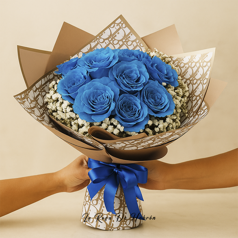 Ramillete de Rosas Azules