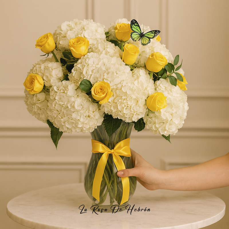 Ramo de Cumpleaños Hortensias