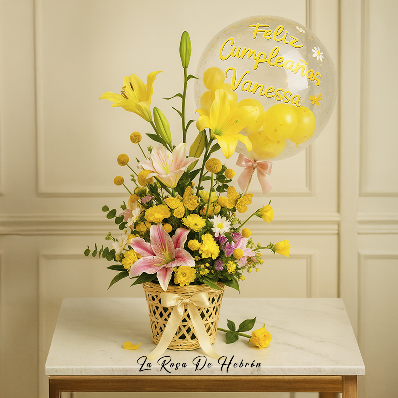 Canasta Flores Surtidas