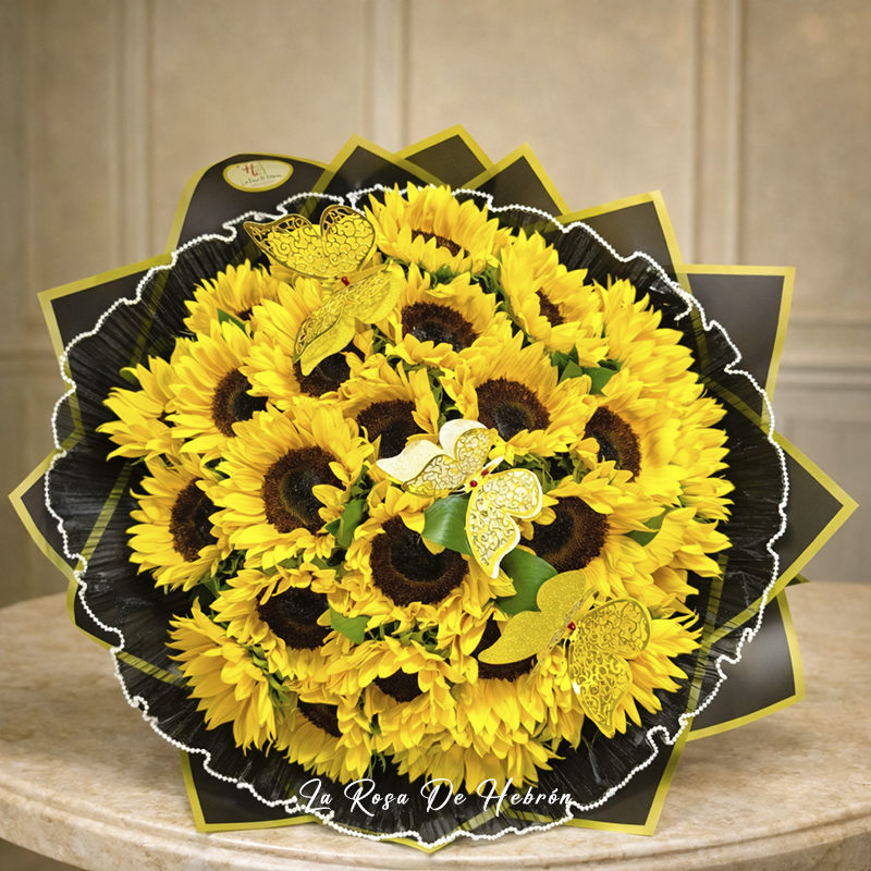 Buchón de Girasoles en Cali