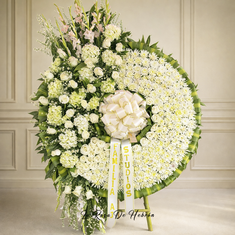 Corona Fúnebre Tapizada