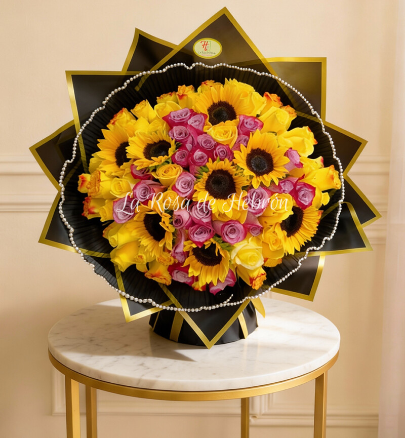 Buchón de Rosas Brillo Solar