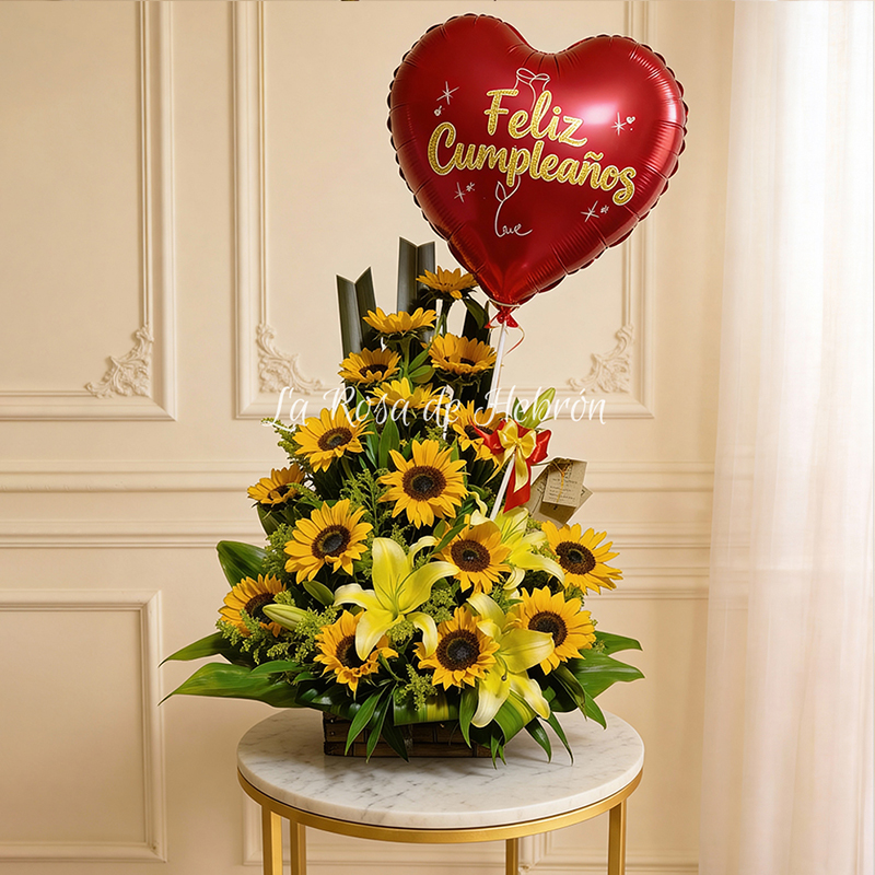 Ramo de Flores Cumpleaños Brillo Solar