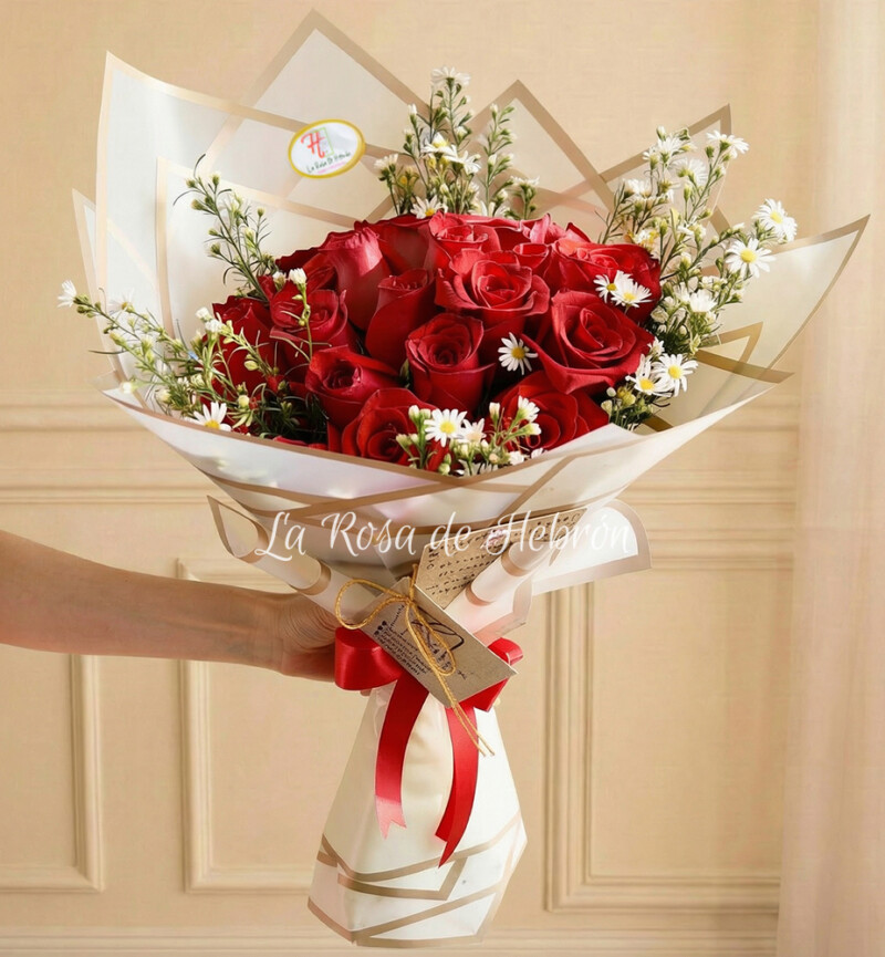 Bouquet de Rosas Pasión Elegante