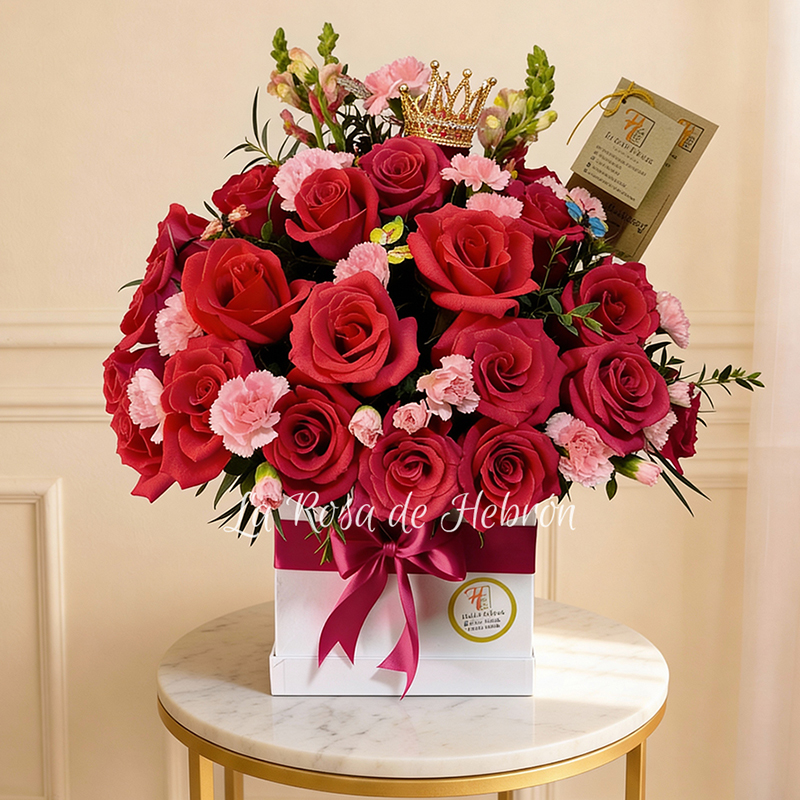 Ramo de Rosas Reina Fucsia