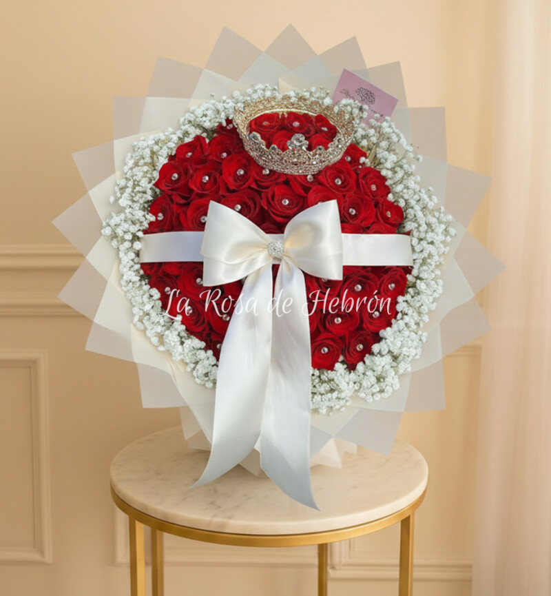 Buchón de Rosas Reina Roja